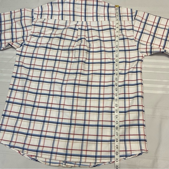 Wrangler Vintage Mens 20X Short Sleeve Button Down Plaid Shirt - Clean -Size XL - Picture 8 of 8